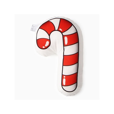 Подушка Этель «Candy cane» 28×36 см, 100 п/э, велюр