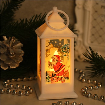 Фонарь светодиодный 13 см / JSFD02white /уп 12/240/новогодний/белый