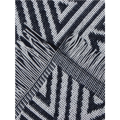 Плед с бахромой «Этель» Hypnosis, 130×180 см, серый