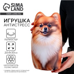 Антистресс игрушка, собака «Пушистик шпиц»