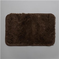 Коврик для ванной Доляна «Мягкий» 40×60 см, длина ворса 1.5 см, цвет МИКС