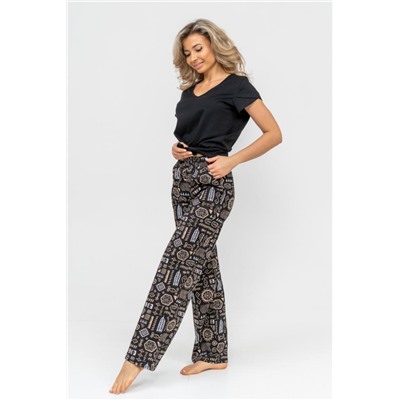 Костюм 36691 (Черно-бежевый)