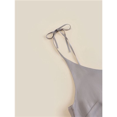 Сорочка ночная женская SL HOME Modal Home, размер 44-46, серо-бежевая