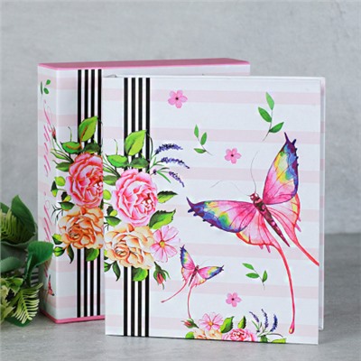 Фотоальбом 80 фото 10x15 Бабочки / 9343 /уп 48/