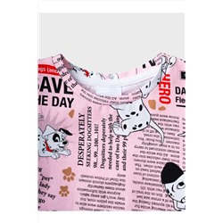 Фуфайка трикотажная для девочек (футболка) PLAYTODAY, 1240259