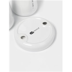 Набор для ванной SAVANNA «Мини», 3 предмета, дозатор для мыла, стакан, мыльница