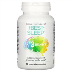 Natural Factors, 3 Brains, The Best-Sleep, 90 вегетарианских капсул