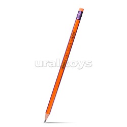 Набор карандашей чернографитных "Triolino " 12 шт + ластик + точилка, твердость - только HB