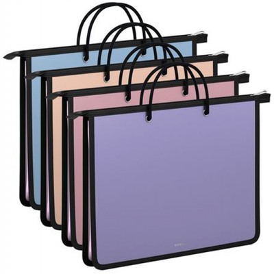 Папка  А4 на молнии с ручками 61200 Matt Manga ассорти ErichKrause