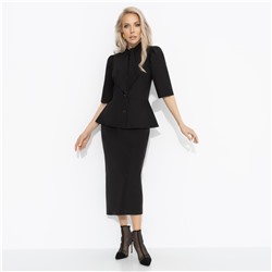 Жакет приталенного силуэта, Точка опоры