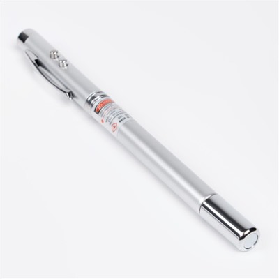 Лазерная указка, выдвижная, 3 в 1: 670 нм, от батареек 3×LR44, красный луч, 15×1 см