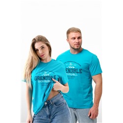 Футболка мужская 8503 (Туркуаз_гренобль)