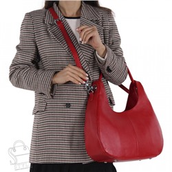 Сумка женская кожаная 6087Q red Polina&Eiterou