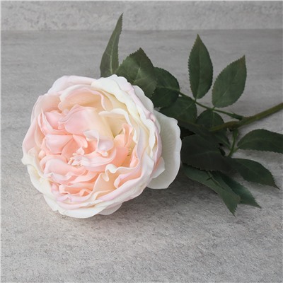 Цветок искусственный Пионовидная роза 59 см / GR-005 /уп 144/силикон