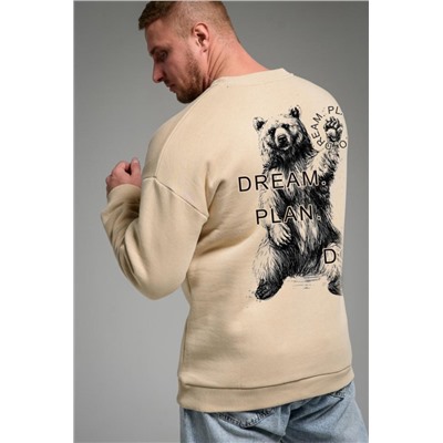 8559 свитшот мужской (Бежевый_мечты)