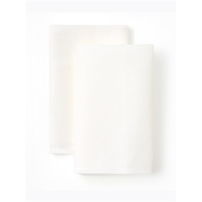 Набор сервировочных салфеток с декоративными кольцами Этель Golden deer 40×40 см - 2 шт., 100% лён