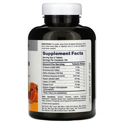 American Health, Super Papaya Enzyme Plus, жевательные таблетки с ферментами, 360 шт.