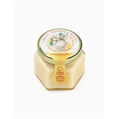 Подарочный набор новогодний «Чудеса рядом»: чай чёрный, арахис в шоколаде, ананас в шоколаде, крем-мёд