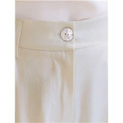 Брюки палаццо с защипами из плотного лиоцелла