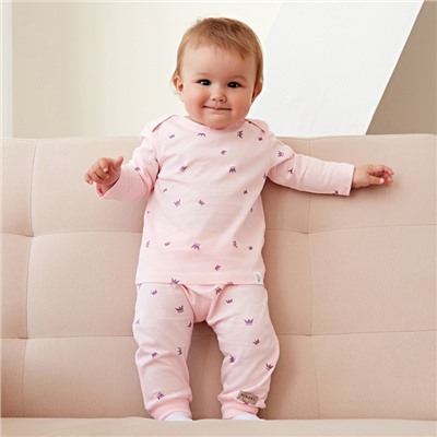 Штанишки детские MINAKU, рост 68-74 см, розовые