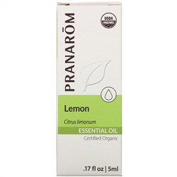Pranarom, Essential Oil,  Lemon, .17 fl oz (5 ml)