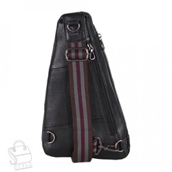 Рюкзак мужской кожаный 99012Z black Zinimsk