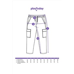 Брюки PLAYTODAY, 1124267