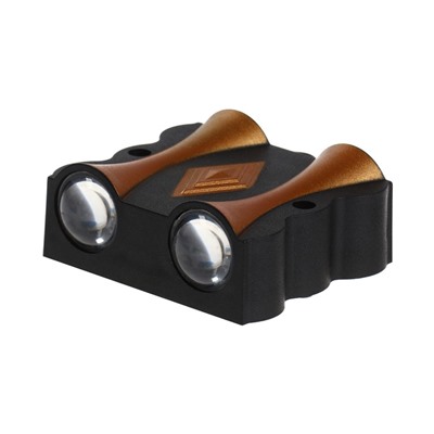 УЦЕНКА Светильник фасадный «Глосс», FSD-046, 4 Вт, 3000К, 2 луча, IP65, 220 В, пластик, черный 100