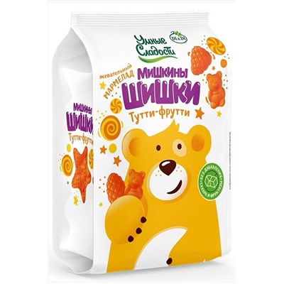 Мармелад "УмСладости" «Мишкины шишки» со вкусом тутти-фрутти 150г ЭКОПРОДУКТЫ, 1182637