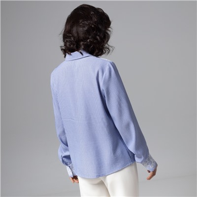 Блуза комбинированная с кружевом, Совершенство по умолчанию