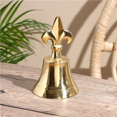 Колокольчик «Треф», 16 см, латунь