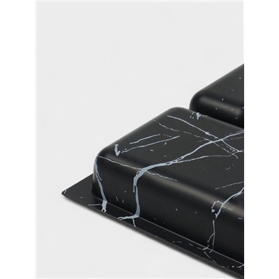 Лоток для столовых приборов в ящик BARONESS «Пегас», 36×29×5 см, 5 отделений, пластик, чёрный