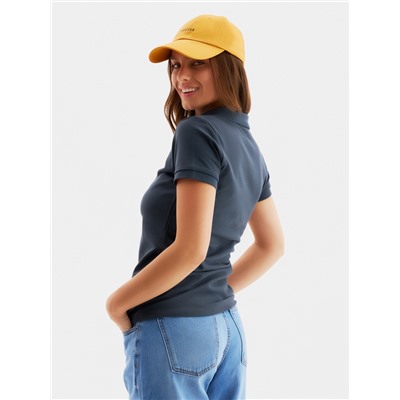 Футболка поло женская MINAKU: Basic line, цвет графит, размер 50