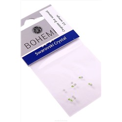 Bohemia Professional Стразы для ногтей, салатовый, 12 шт. KRISTALLER, 1111736