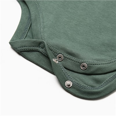 Боди детское «Крошка Я. Еловые веточки», рост 62-68 см