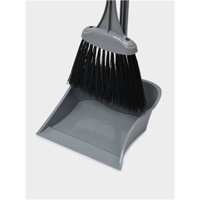 Веник с совком Альтернатива «Комфорт», пластик, МИКС