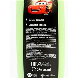 Шампунь для волос детский, 250 мл, аромат яблочный торнадо, Тачки