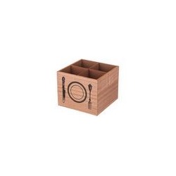 Подставка для столовых приборов 15*15*12см, VINTAGE HOME,МДФ