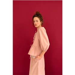Блузка  NATURE093/06/Пудровый