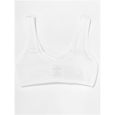 4409-01 Топ с поролоном белый (BAYKAR)