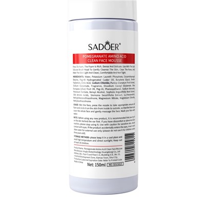 Пенка для умывание с экстрактом граната,150 мл