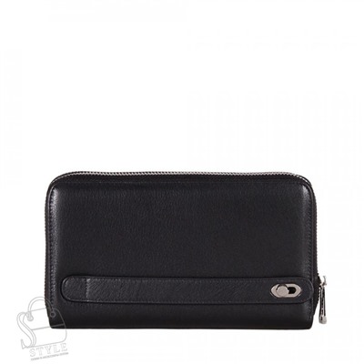 Клатч мужской кожаный 20939 black Pratero