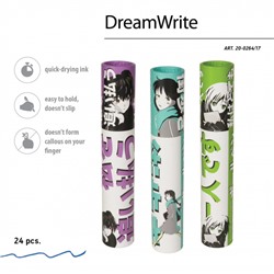 Ручка шариковая 0.7 мм "DreamWrite.Manga Anime. City" синяя в тубе 20-0264/17 Bruno Visconti