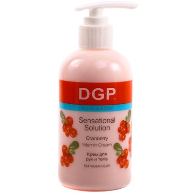 DGP Крем для рук и тела витаминный Cranberry 260 мл