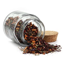 Чайная компания Фруктовый чай - Ягодный пирог (каркаде, кусочки яблок, листья ежевики, плоды аронии, лист грецкого ореха, цветы мальвы, ягоды черники, кусочки клюквы, кусочки малины,  кусочки клубники, ароматизатор)
