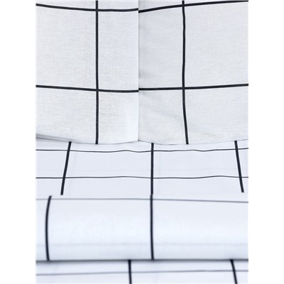 Постельное бельё 1.5-спальное «Этель. Клетка», бязь