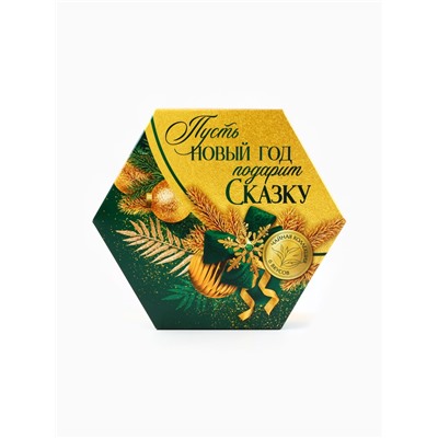 Чай подарочный «Пусть Новый год подарит сказку», 75.6 г (42 пакетика × 1.8 г)