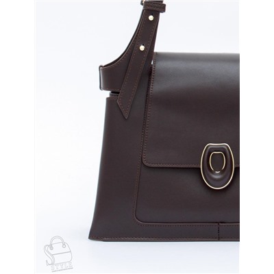 Сумка женская кожаная 2388Y coffee Polina&Eiterou