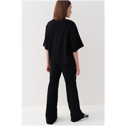 Комплект трикотажный для девочек: фуфайка (футболка), брюки PLAYTODAY, 1240280