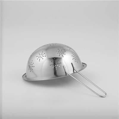 Дуршлаг Доляна «Индия», 1.3 л, d=20 см, длинная ручка, нержавеющая сталь